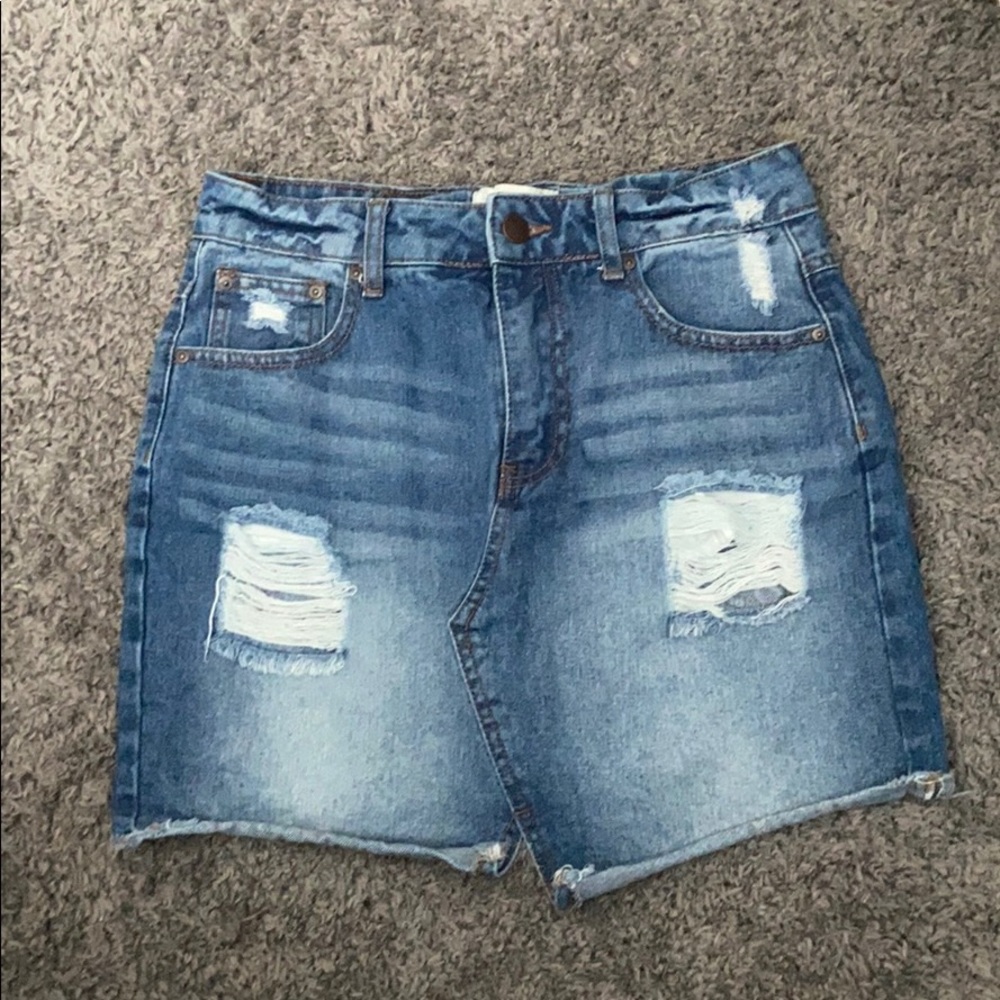 Denim skirt